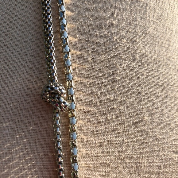 LB Necklace Box & Snake Chain Knot Accents - Picture 8 of 9